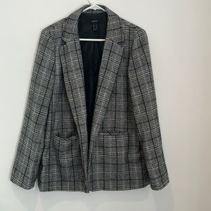 Forever 21 Oversized Women’s Plaid Blazer